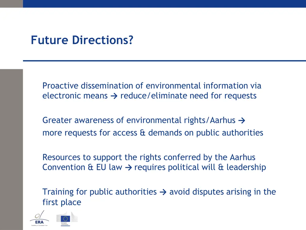 future directions