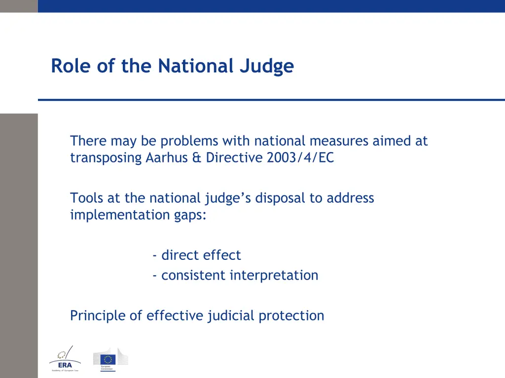 role of the national judge 2