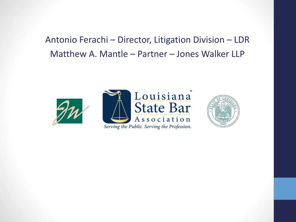 antonio ferachi director litigation division