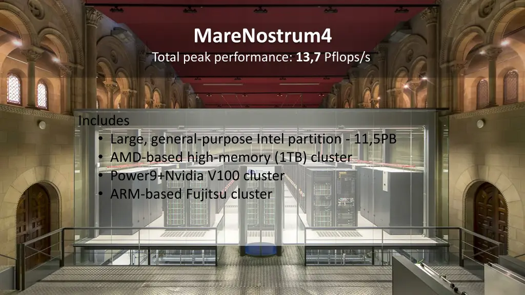 marenostrum4 total peak performance 13 7 pflops s