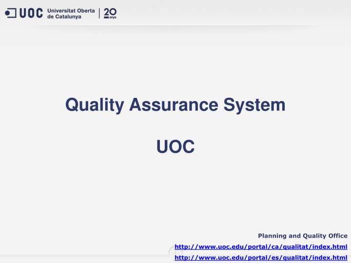 quality assurance system