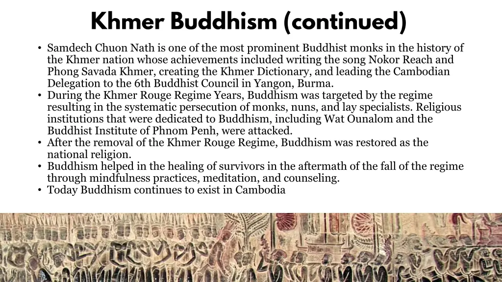 khmer buddhism continued