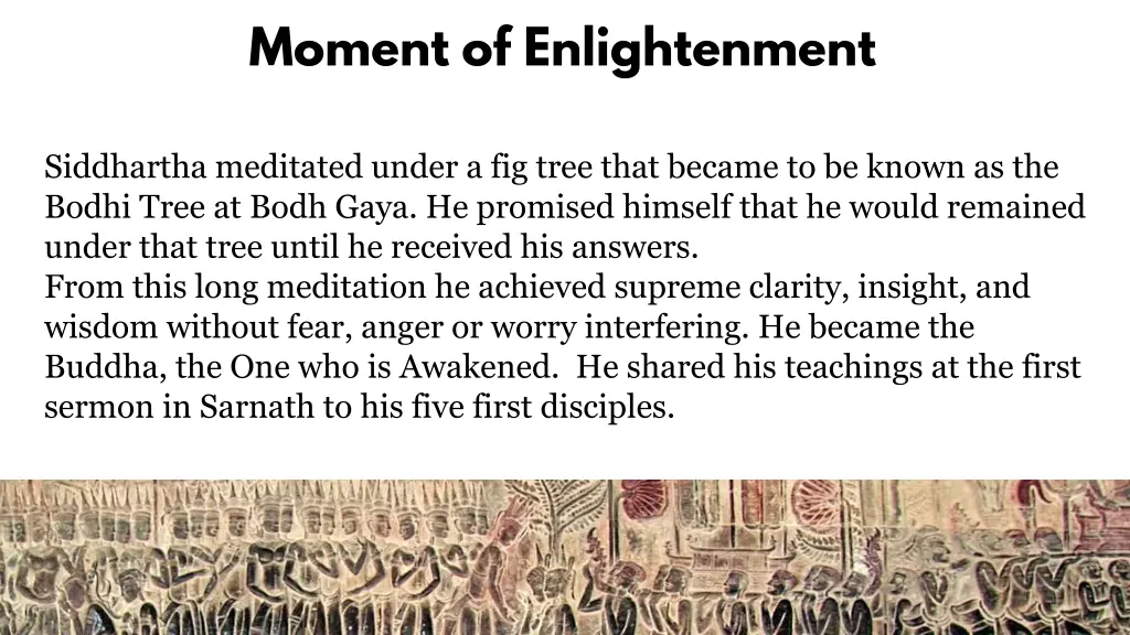 moment of enlightenment