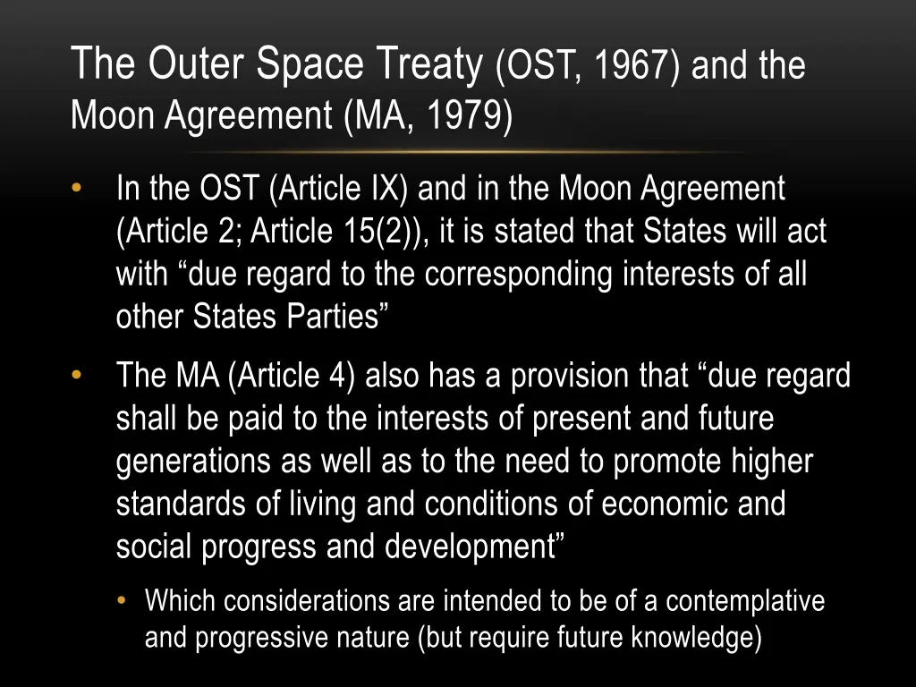 the outer space treaty ost 1967 and the moon