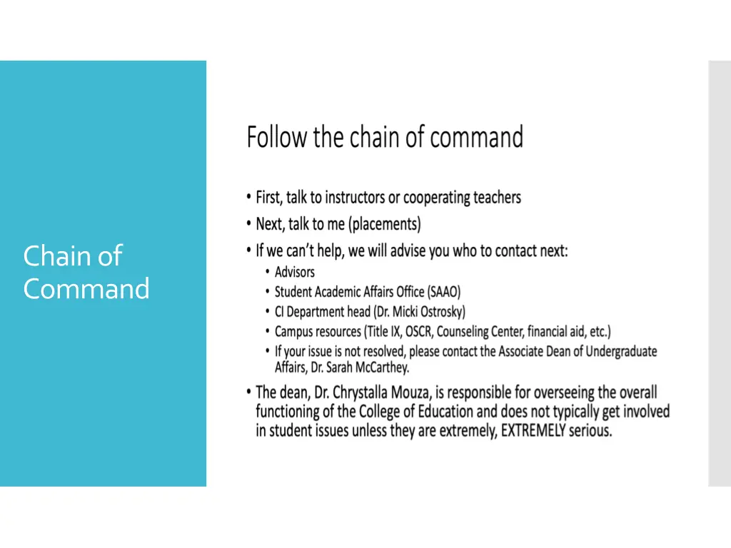 chain of command