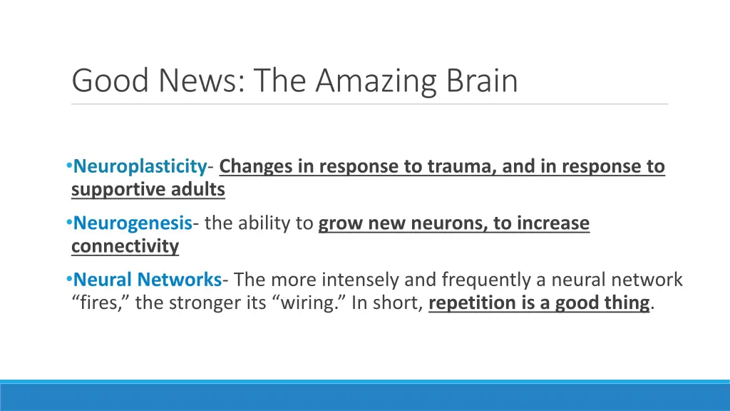 good news the amazing brain