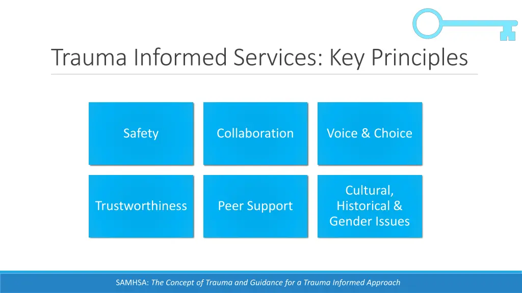 trauma informed services key principles