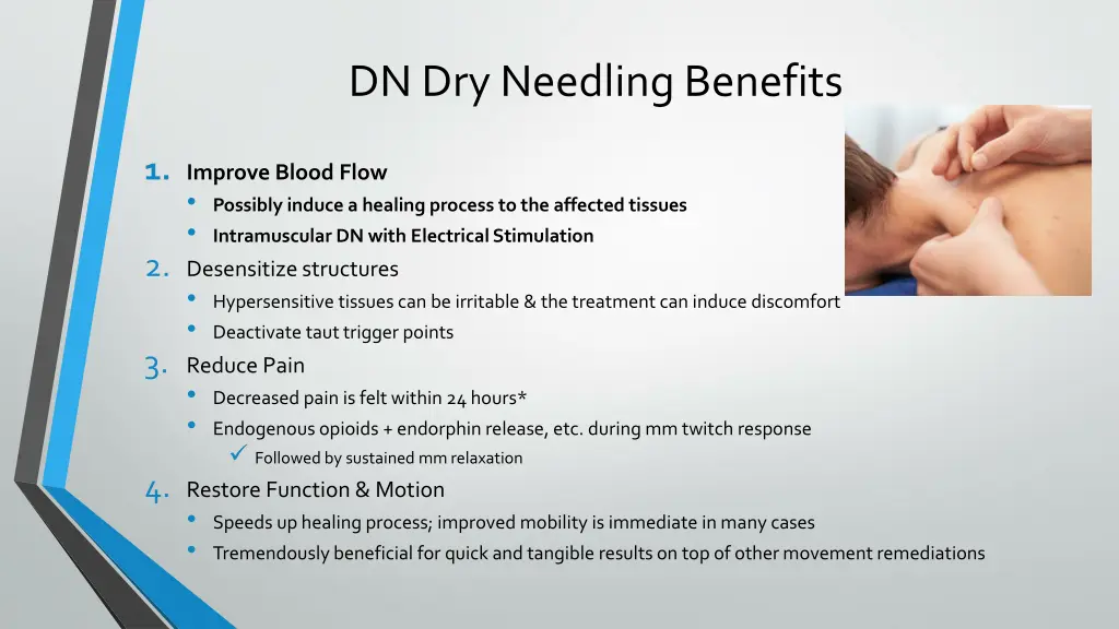dn dry needling benefits