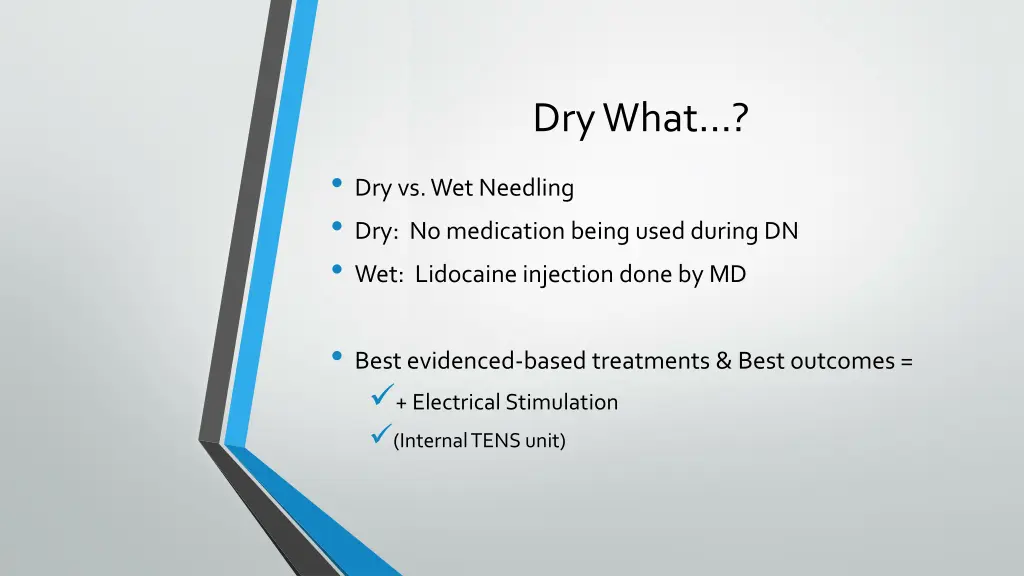 dry what