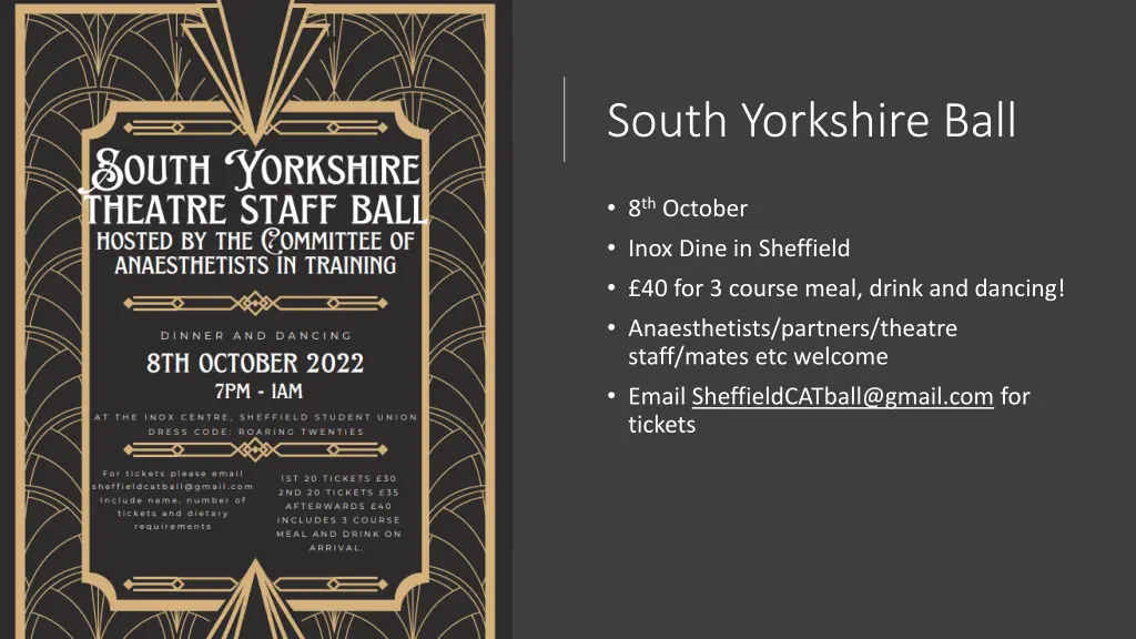 south yorkshire ball