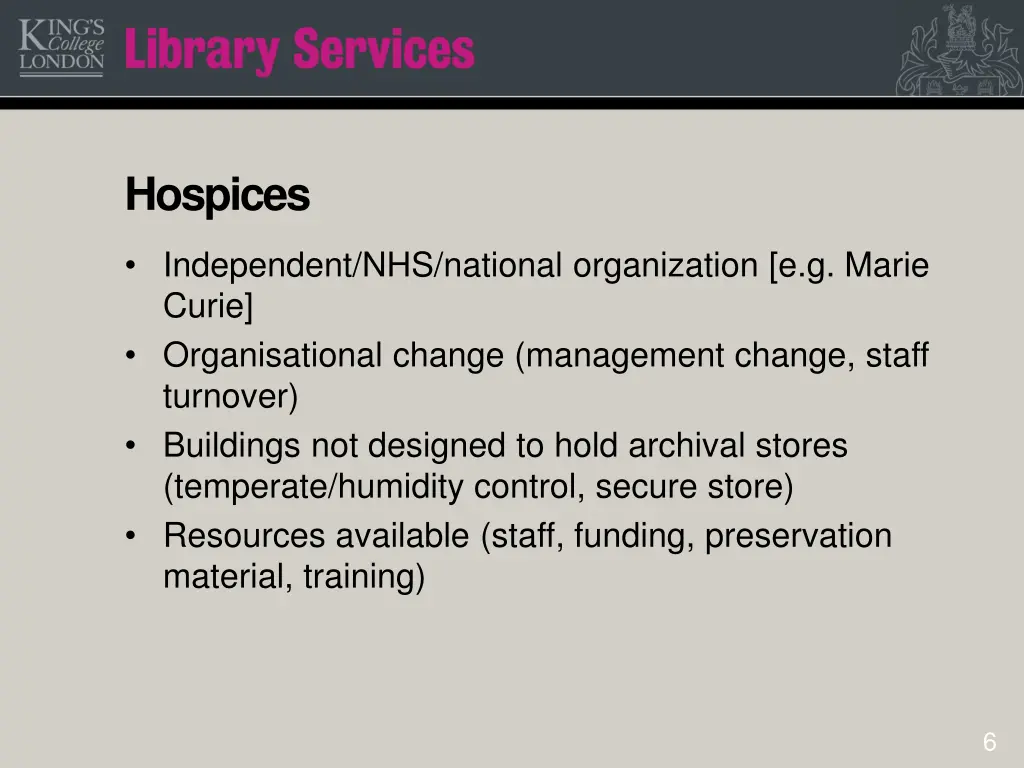 hospices