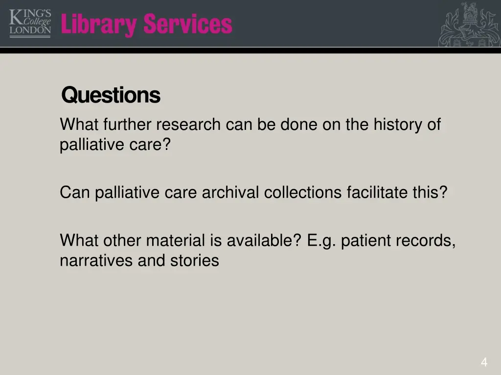 questions what further research can be done