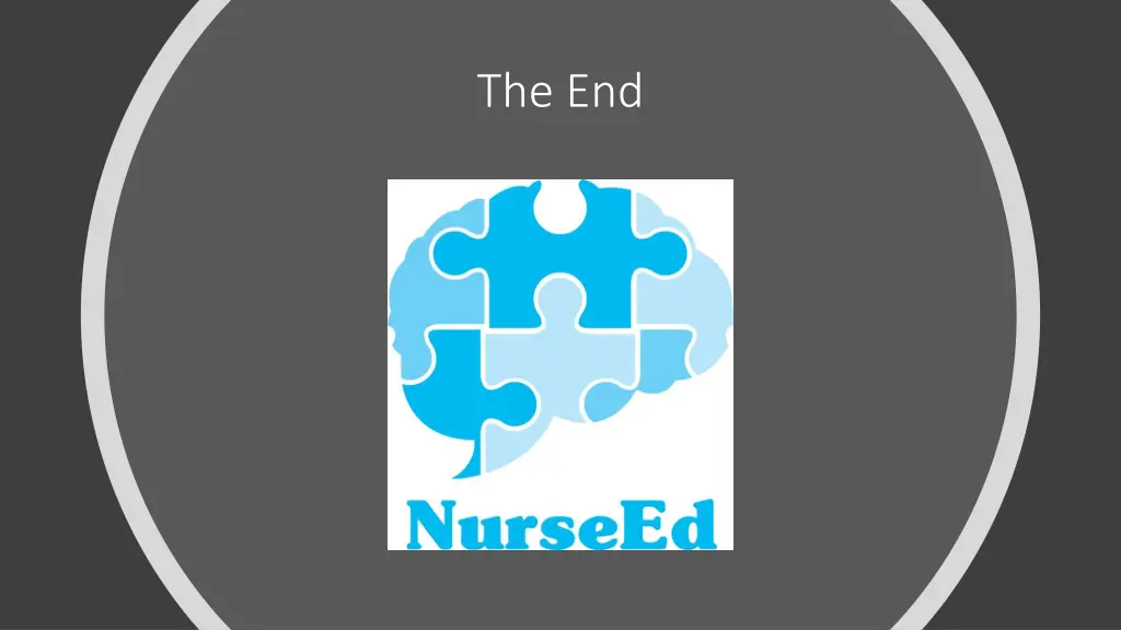 the end