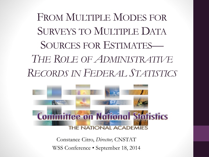 f rom m ultiple m odes for s urveys to m ultiple
