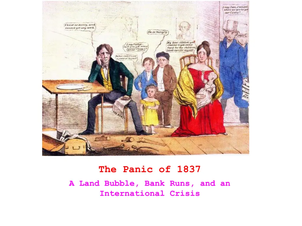 the panic of 1837 a land bubble bank runs