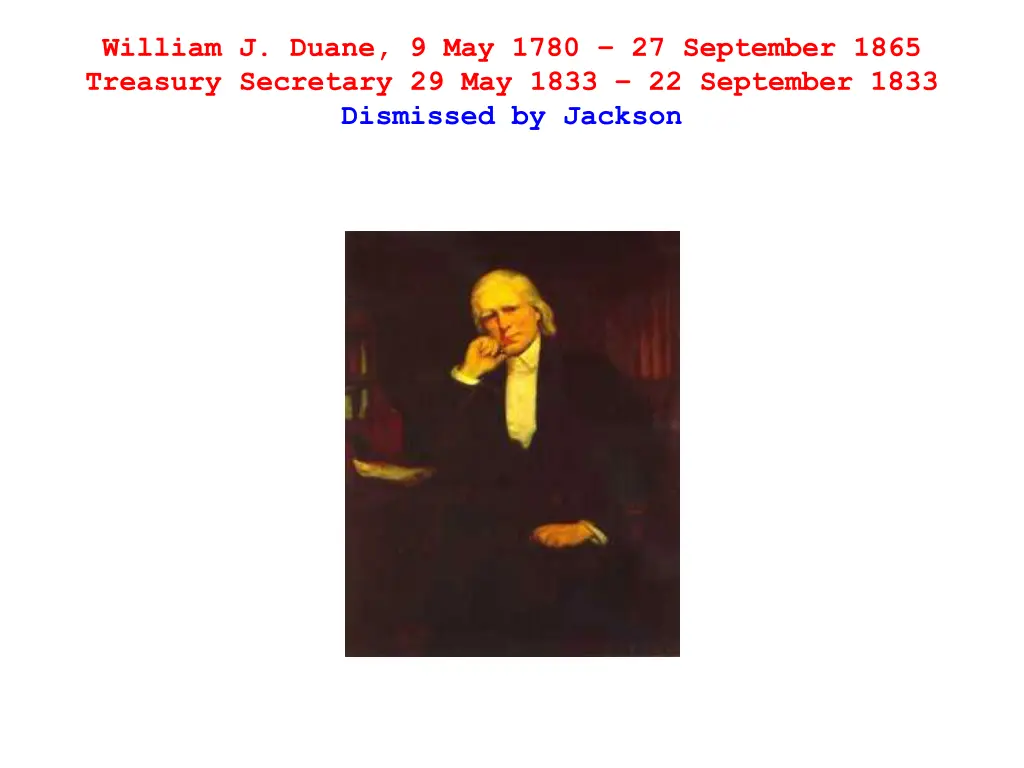 william j duane 9 may 1780 27 september 1865