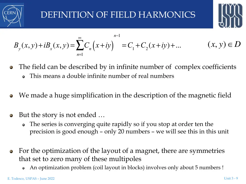 definition of field harmonics 3