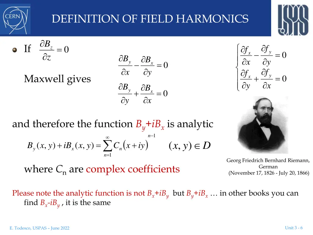 definition of field harmonics