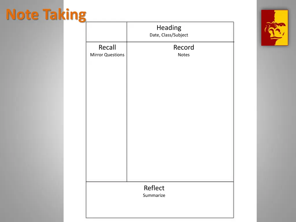 note taking