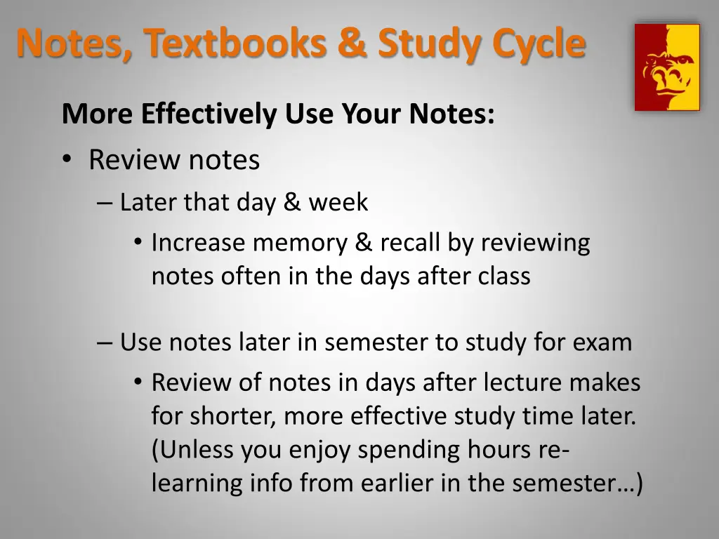notes textbooks study cycle 5