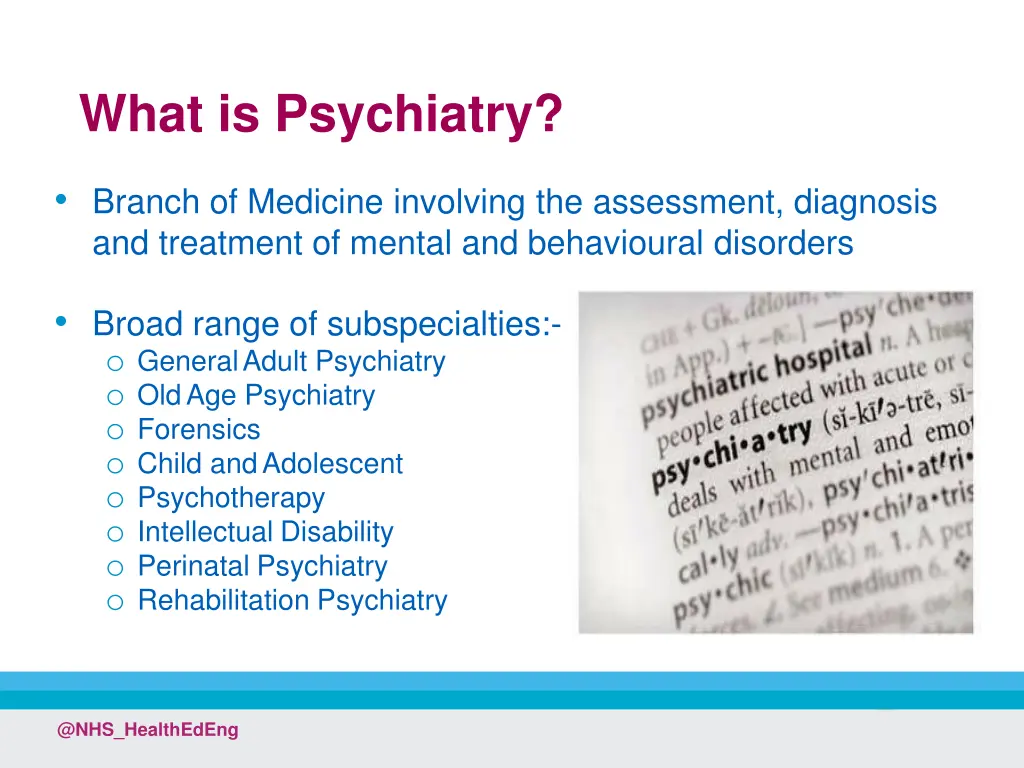 what is psychiatry