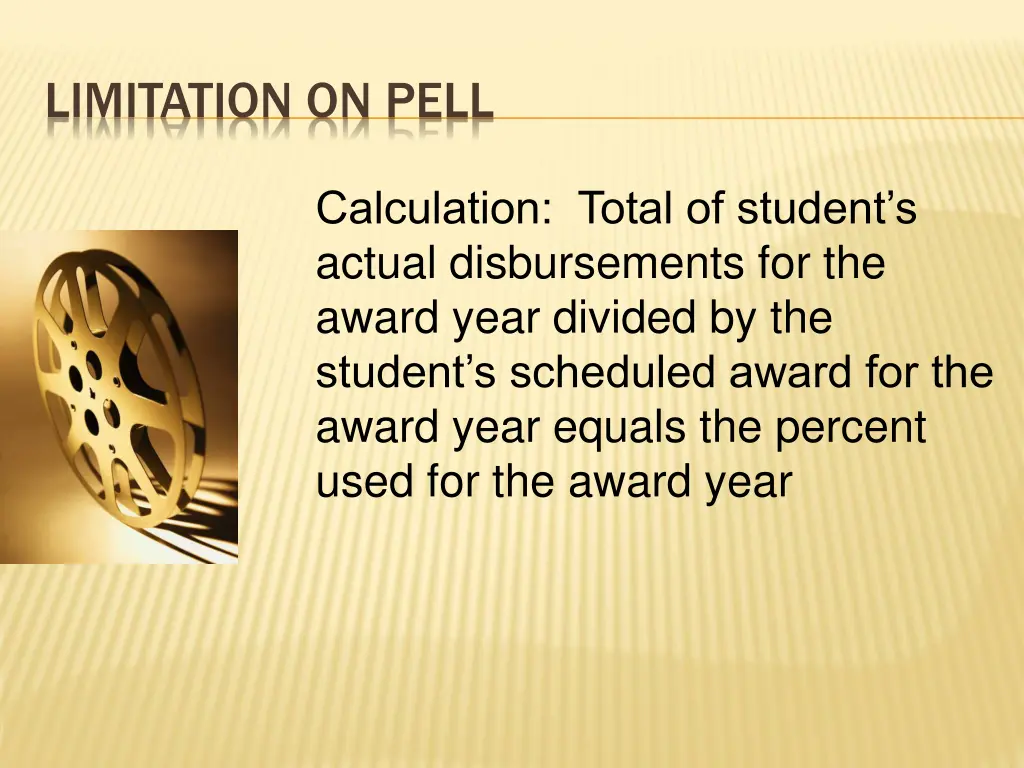 limitation on pell 3