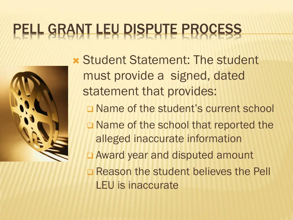 pell grant leu dispute process 1
