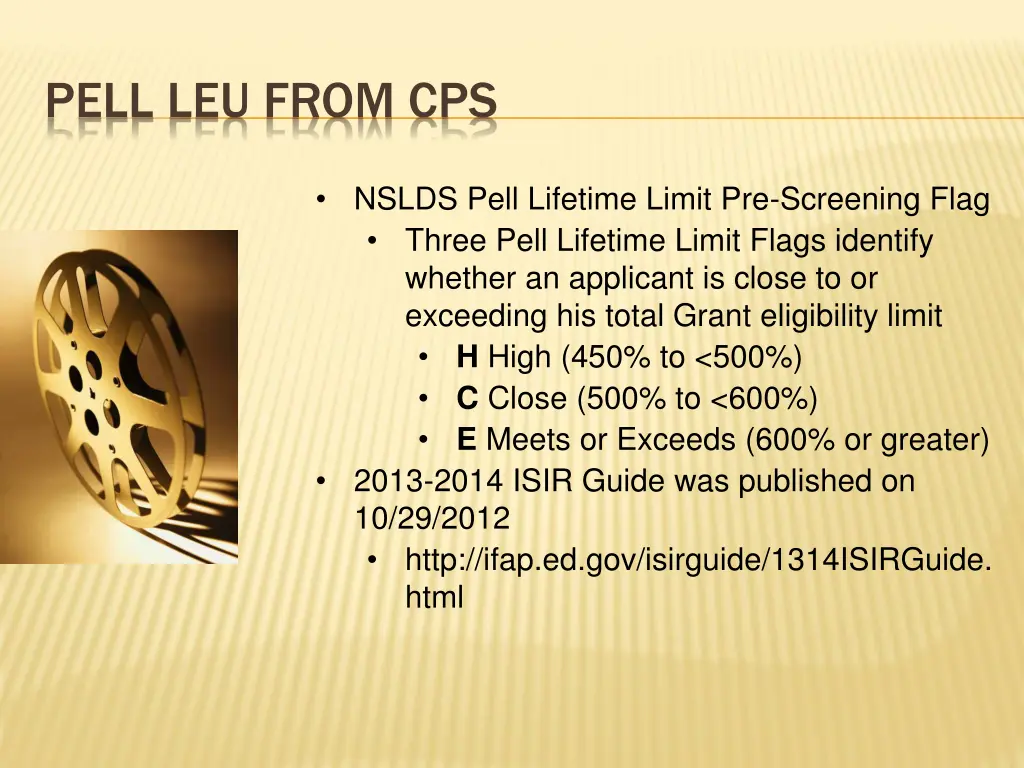 pell leu from cps 1