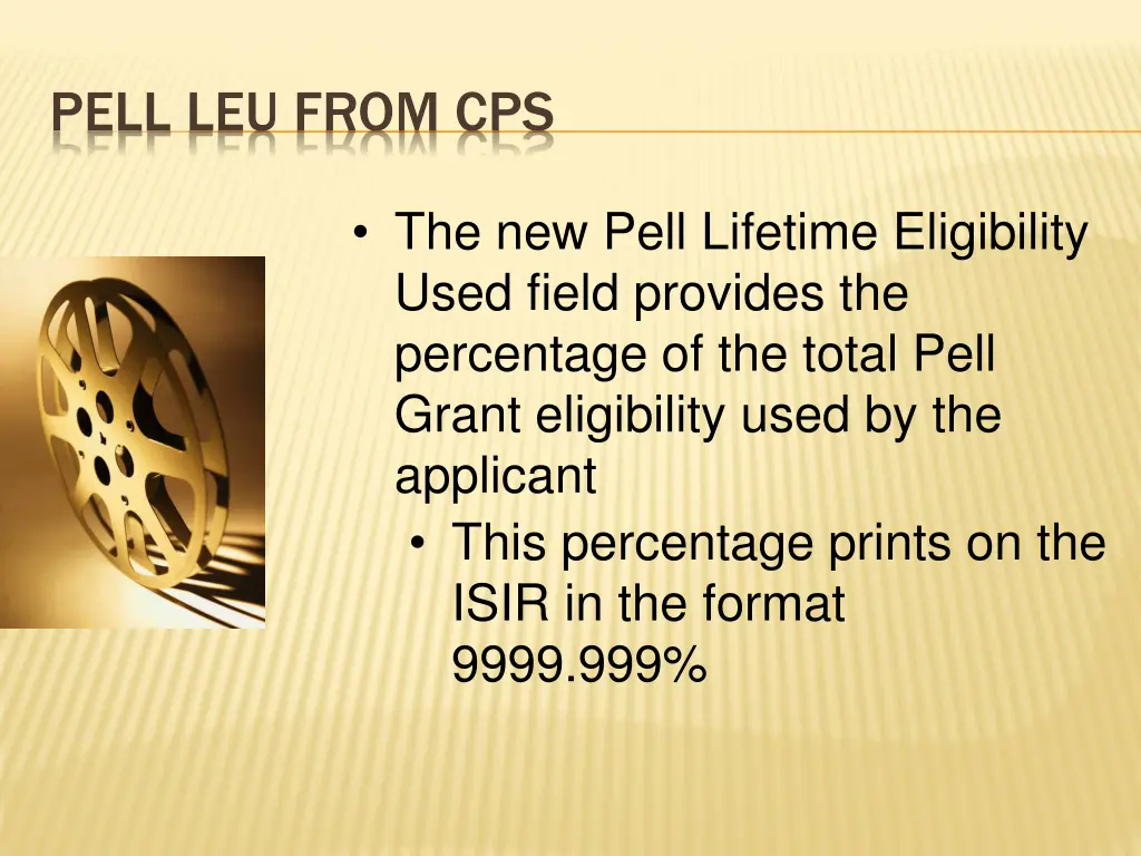 pell leu from cps