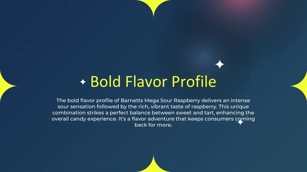 bold flavor profile