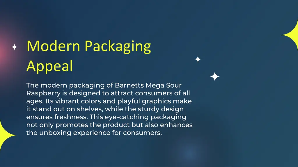 modern packaging appeal