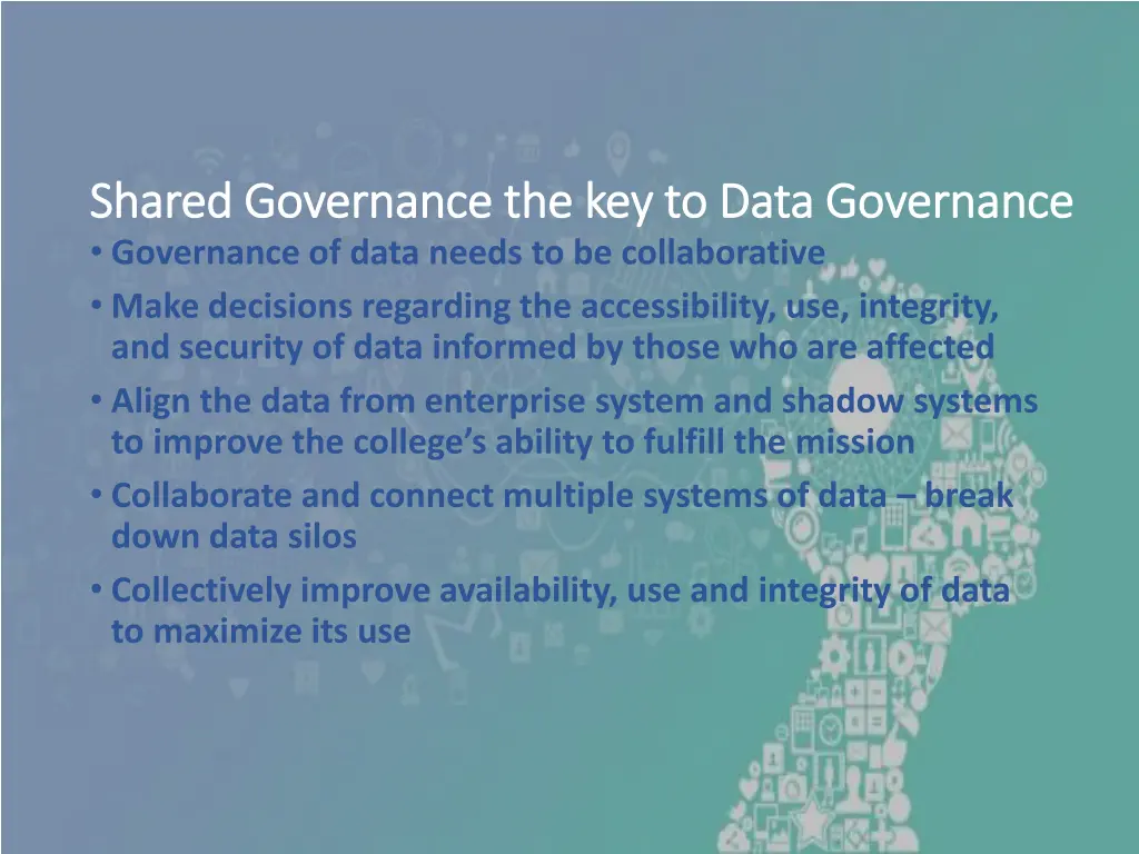 shared governance the key to data governance