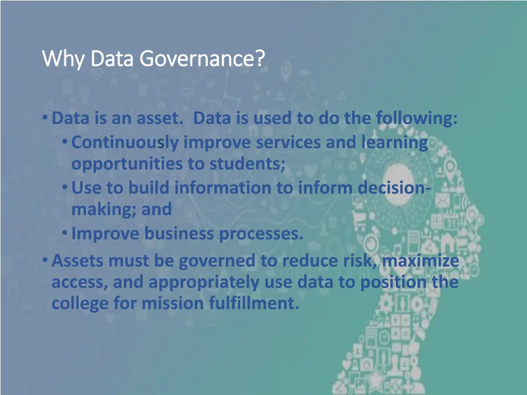 why data governance why data governance