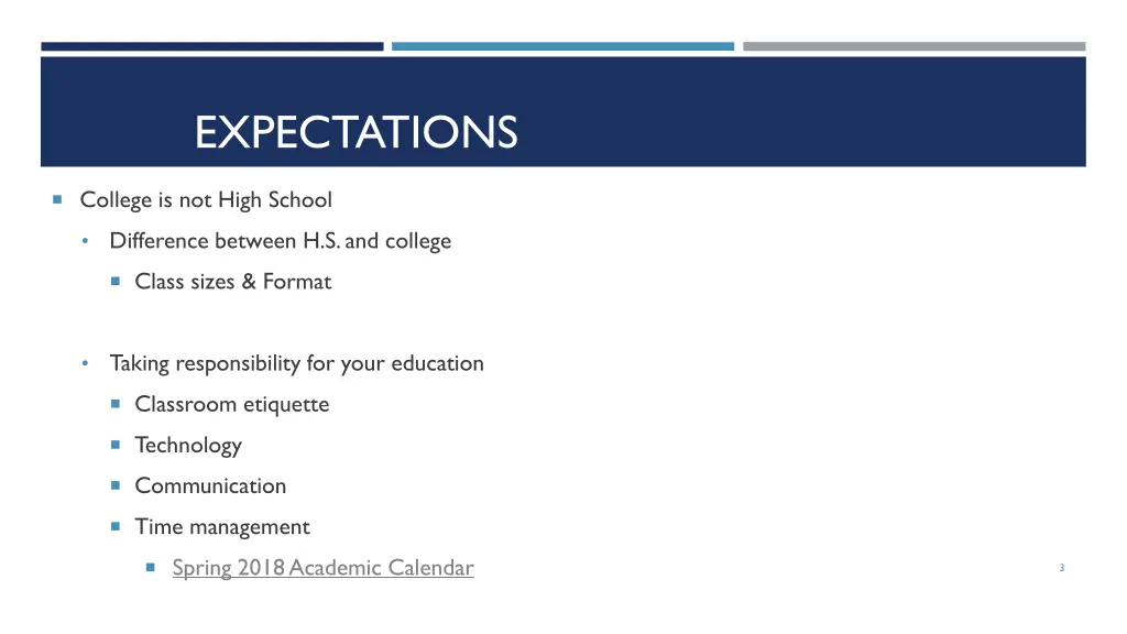 expectations