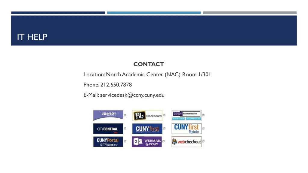 it help
