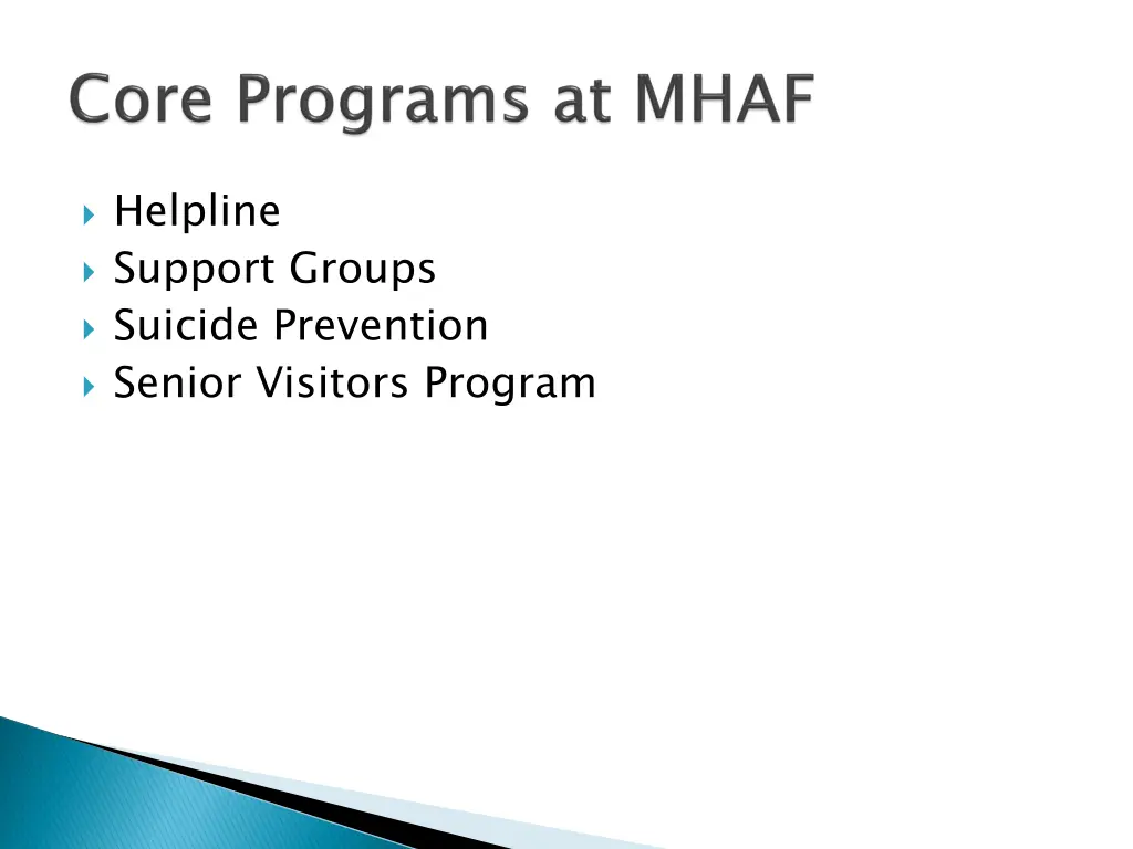 helpline support groups suicide prevention senior