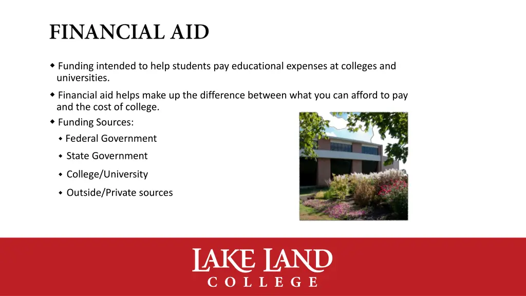 funding intended to help students pay educational