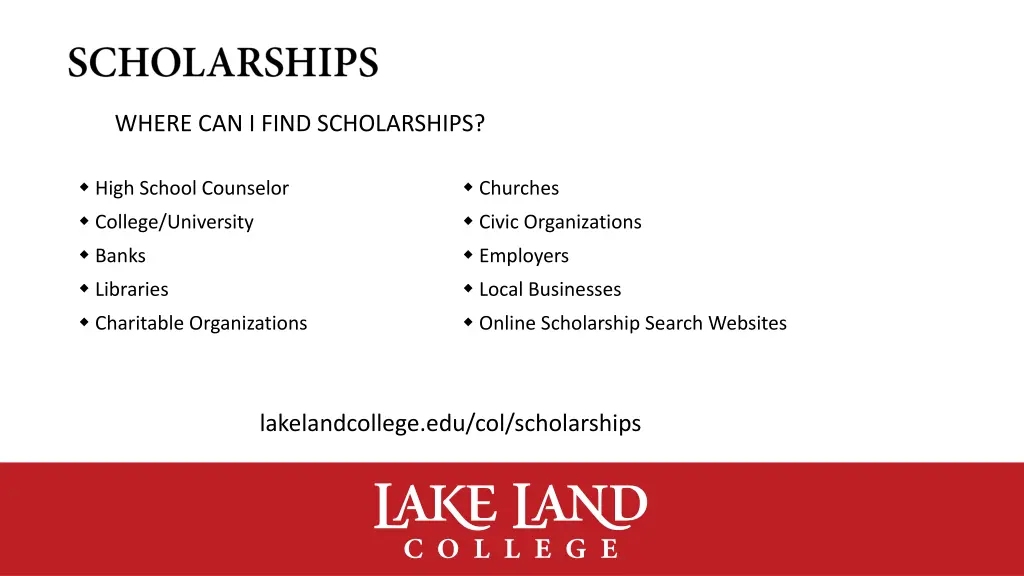 where can i find scholarships