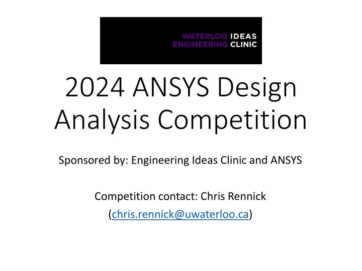 2024 ansys design analysis competition