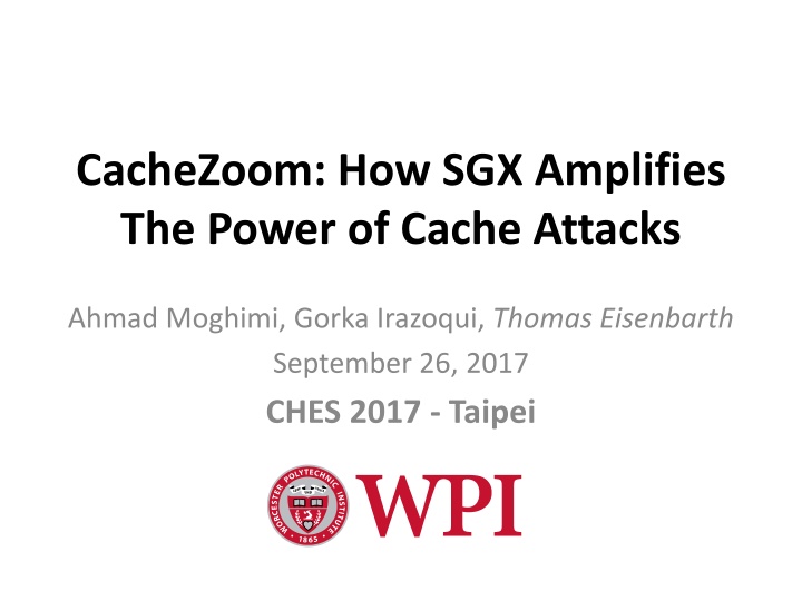 cachezoom how sgx amplifies the power of cache
