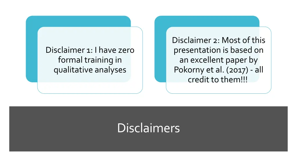 disclaimer 2 most of this presentation is based