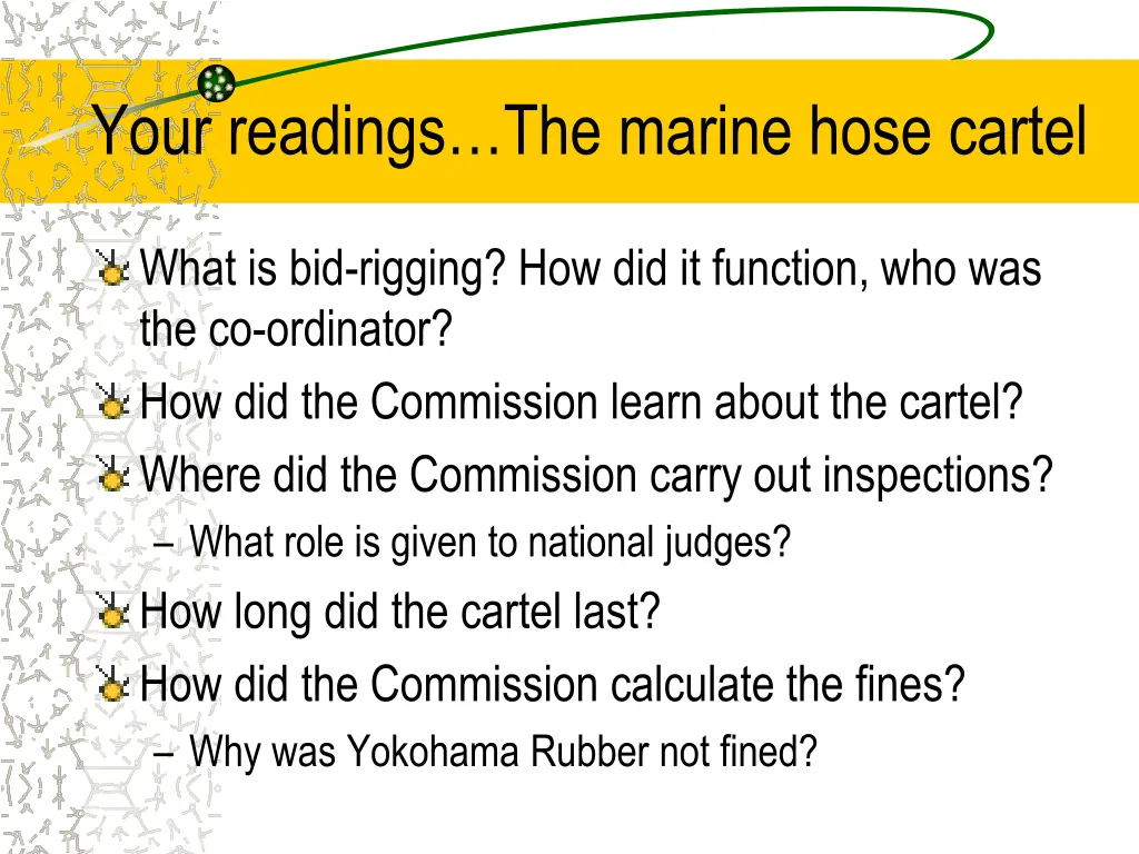your readings the marine hose cartel