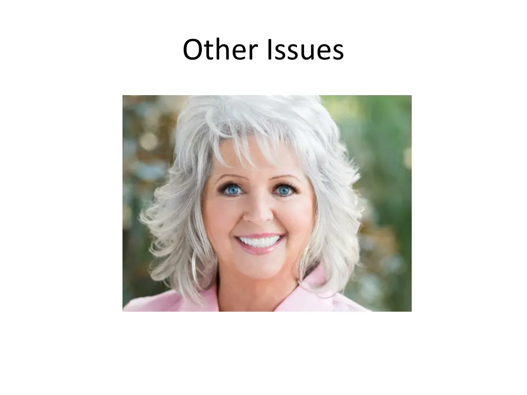 other issues