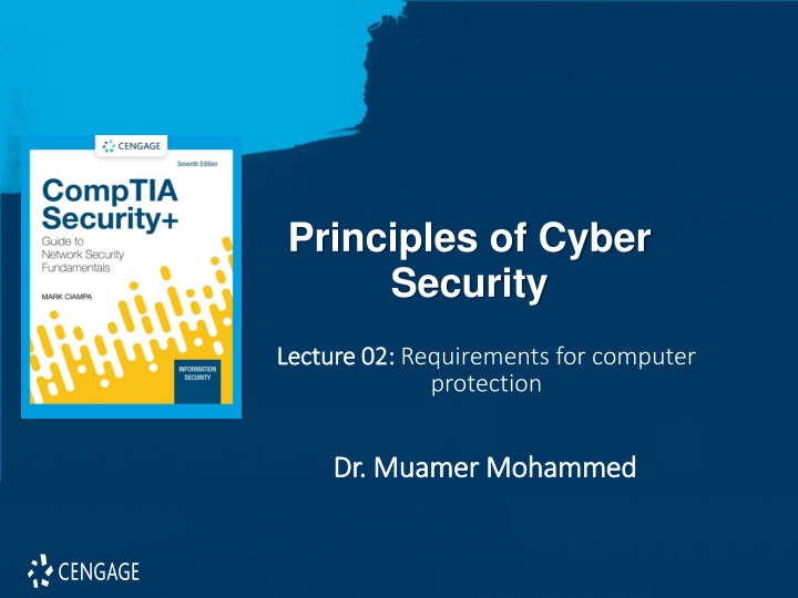 principles of cyber security