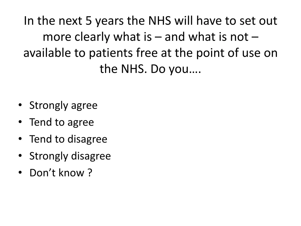 in the next 5 years the nhs will have