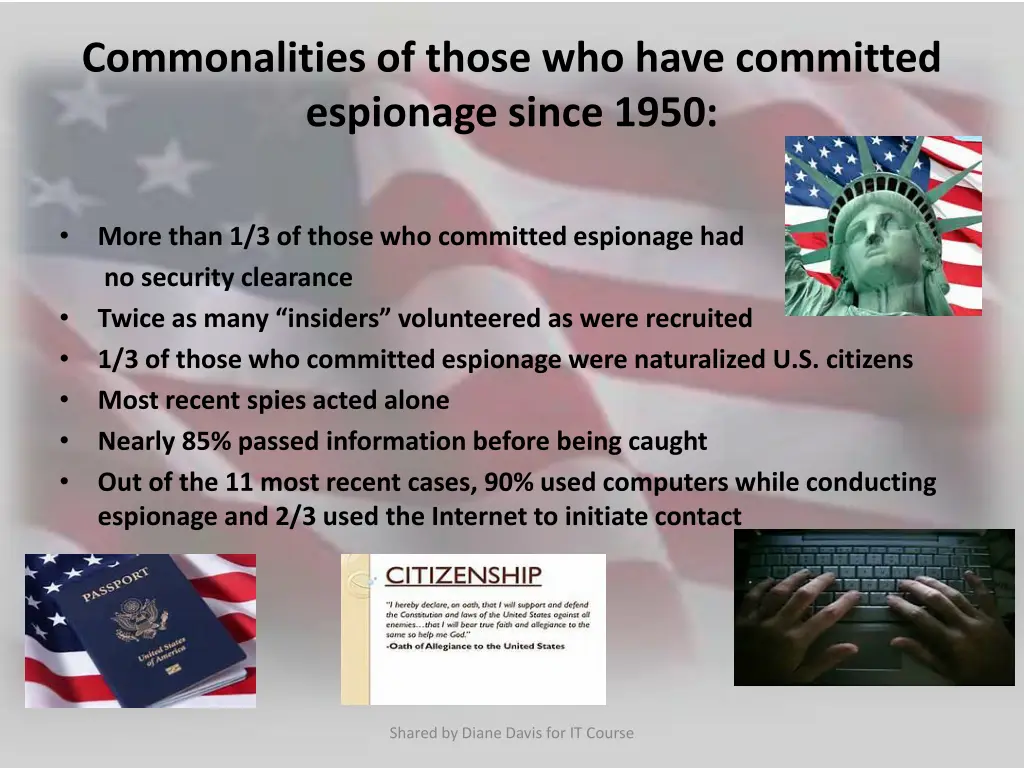 commonalities of those who have committed