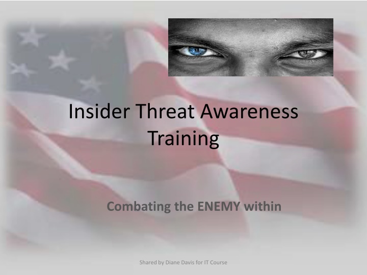 insider threat awareness training