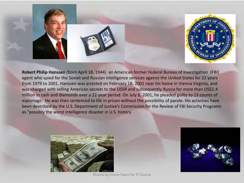 robert philip hanssen born april 18 1944