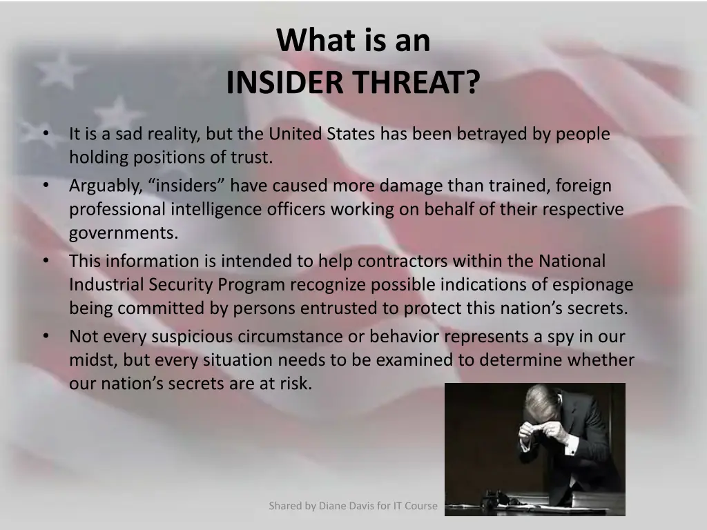 what is an insider threat