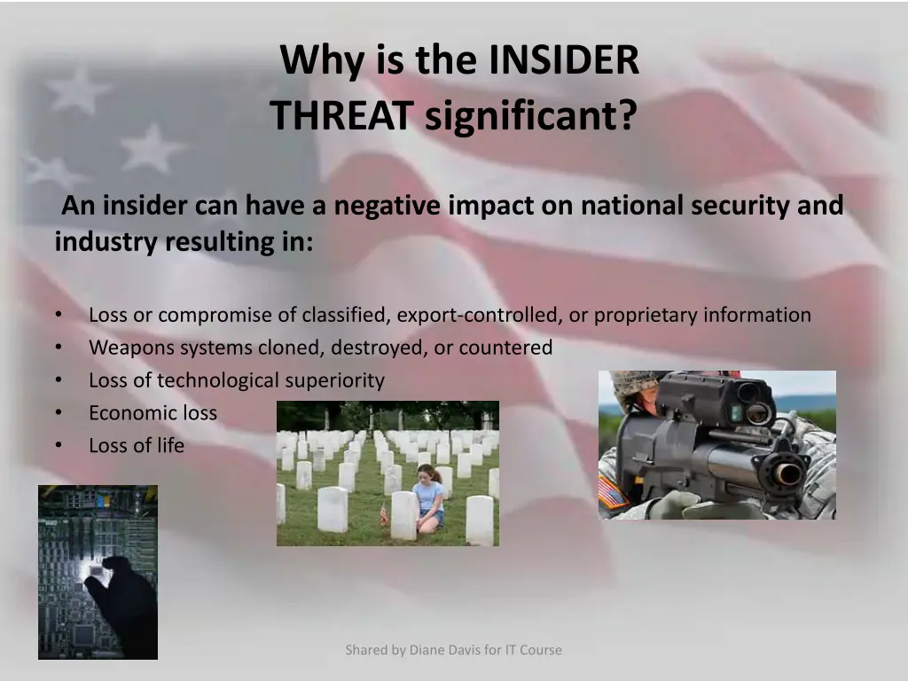why is the insider threat significant